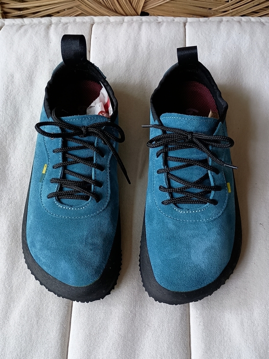 Be Lenka Shoes - Be Lenka Blue Suede Leather Barefoot Lace-Up Shoes_7